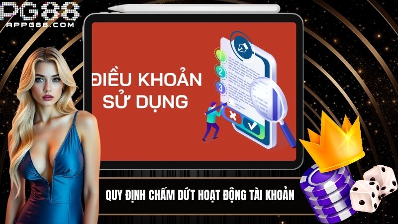 Quy định trường hợp chấm dứt hoạt động tài khoản