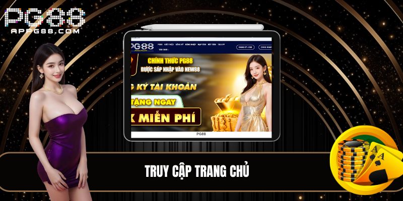 Truy cập website chính thức của nhà cái PG88